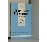 Apprentissage et formation