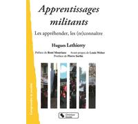 Apprentissages militants - HUGUE LETHIERRY - Chronique Sociale - broché - Essai