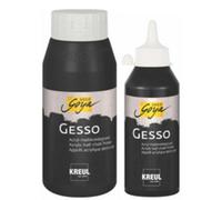C. Kreul Gesso SOLO GOYA 85282 – noir, 750 ml, acrylique demi-crème, résistant à l'eau