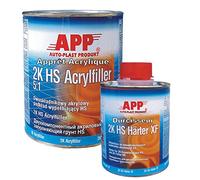 Apprêt blanc carrosserie garnissant isolant ou poursuite 1L + durcisseur 0,2L