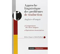 Approche Linguistique Des Problèmes De Traduction Anglais Français