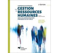 Approche systemique de la gestion des ressources humaines... - Lemire/martel/c - Presses Universite Du Quebec - broché - Etude