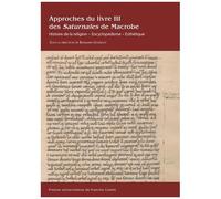 Approches Du Livre Iii Des Saturnales De Macrobe
