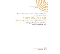 Appropriation des langues et subjectivité