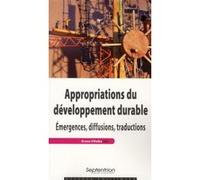 Appropriations du développement durable PU Septentrion (Auteur)