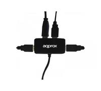 Approx ! 3 Ports 2.0 + 1 Port USB 3.0 Travel Hub - Hub - 3 x USB 2.0 + 1 x SuperSpeed USB - desktop souris