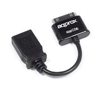 Approx APPC06 Adaptateur USB à 30 Broches pour Samsung Galaxy Tab 3 Noir