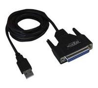 Griffin Adaptateur USB 2.0 vers DB25 appC26 – Noir, mâle/femelle, boîtier plastique