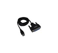 Approx appC26 USB 2.0 à DB25-Noir Adaptateur pour (Câble USB 2.0 DB25 mâle/Femelle Noir en Plastique boîte)