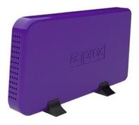 - Boitier externe - 3.5" - SATA 3Gb/s - USB 2.0 - violet