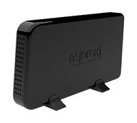 Approx Boîtier pour Disque Dur SATA I/II 3,5" avec Connexion USB 3.0 Noir