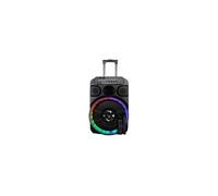 Approx Enceinte sans fil Bluetooth autonomie 5 h fonction radio lumiere multicolore - Noir