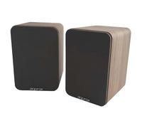 APPROX - Enceintes auto-amplifiées APPSPK02 - Boîtier en bois - 30 W + 30 W RMS - Bluetooth - RCA - coaxial - optique - USB - Télécommande (Chêne)