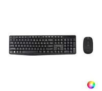 approx! APPMX335 - Ensemble clavier et souris - sans fil - 2.4 GHz - QWERTY - Espagnol - noir G