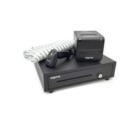 APPROX Pack Tiroir-caisse POS + Imprimante thermique + Lecteur de code + Rouleaux G