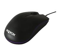 APPROX Souris Optique Ergonomique USB 800 DPI Noir/Violet