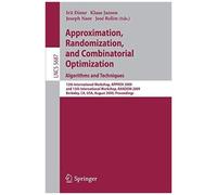 Approximation, Randomization, And Combinatorial Optimization. Algorithms And Techniques