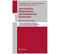 Approximation, Randomization, And Combinatorial Optimization. Algorithms And Techniques