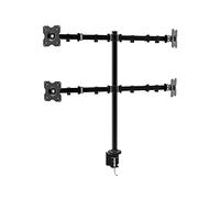 ApproxPOS Approx Table Stand for 4 Monitors APPSMF02, 10 - 27/25 - 68 cm, Max 10 kg, VESA 75 x 75/100 x 100