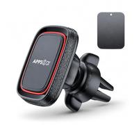 APPS2Car 1 support magnétique pour grille d'aération de voiture | Lot de 4 aimants universels N52 pour voiture - Pour iPhone Pro Max Samsung S22 Ultra P30 GPS