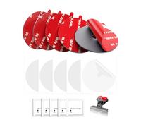 APPS2Car 5 pcs, pads adhésifs ronds 2,15" (5,5 cm) pour dashcam avec film