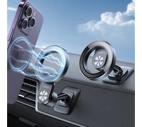 APPS2Car Lot de 2 supports de téléphone compatibles avec Magsafe pour voiture - Conçu pour iPhone 17/16/15/14/13/12 - Coque officielle Magsafe