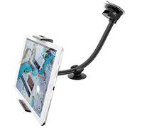 APPS2Car Support Téléphone Voiture, 360 Support ipad Tableau de Bord/Pare-Brise pour Car, Support Telephone Ventouse, Compatible pour iPad, iPhone, Samsung et Les Appareils de 4 à 11 Pouces