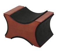 Appui de repos de cou d'acajou, outil universel de réparation d'instrument de musique de support de bureau