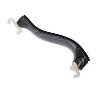 Appui-épaule pour violon, épaulière pour violon noir en fibre de carbone réglable avec violons de taille 3/4 et 4/4 en tissu