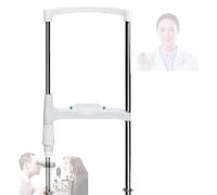 Appui-menton réglable pour instruments d'optique, support frontal, accessoires de levage réglables pour optométrie, plateau incurvé de type H (hauteur 26-36 cm), pour magasins.