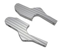 Appui Pied Moto pour Vespa GT GTS GTV 60 125 200 250 300 300ie pour Vespa Moto Passager Repose-Pieds Extensions Repose-Pieds Étendus Pédales Moto(Argent)