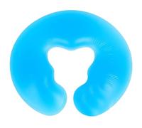 Appui-tête de massage en silicone en forme de U, oreiller face vers le bas en gel antidérapant avec base dure pour spa et massage
