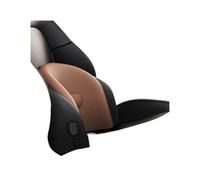 appui-tête de siège auto Oreiller de soutien de cou de Massage de voiture, appui-tête de siège, oreiller de soutien de Simulation de Massage humain(Brown waist)