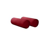Appui-tête de voiture rond appui-tête haut de gamme accessoires de voiture (2 grands rouges)