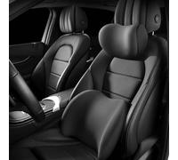 Appui-TêTe Et Support Lombaire Voiture Pour Volkswagen VW ID.3 ID3 Pro/S/Pure/Pro Performance Id 3 2021-2025, Mousse à MéMoire Forme Soutien Coussin Dos Ergonomiques Oreiller Avec Housse Amovible