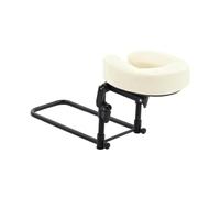 Appui Tête Massage Lit Coussin de support for berceau et repose-visage | Kit réutilisable confortable de massage à la maison de récupération de chirurgie d'oeil(Beige White)