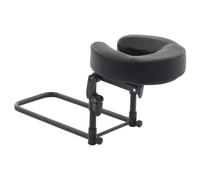 Appui Tête Massage Lit Kit d'appui-tête de massage for matelas lit | Avec oreiller face vers le bas en mousse à mémoire de forme for la récupération de la thérapie SPA du salon(Black)