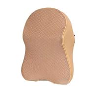 Appui Tete Voiture - Coussin Siege Voiture pour Conducteur, Passager, Mousse Mémoire Coussin Nuque, Coussin Lombaire Oreiller de Soutien du Dos, Soulagent la Douleur Arrière，Beige (Épaule),1