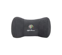 Appuie-tête Coussin de Cou pour Alfa Romeo Stelvio Giulia Giulietta Sportiva Mito, Appui-tête Siège de Voiture Cou Oreiller Cou Reste, Coussin Appuie Tete Voiture pour Voyage et Conduite,C Black