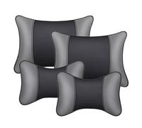 Appuie Tete Coussin Lombaire Voiture Kit pour A6 C4 4A A6 C5 4B A6 C6 4F A6 C7 4G A6 C8 Avant Allroad A7, Ergonomique Coussin Soutien Lombaire, Universelle Cuir Tête Reposent Soutien