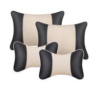 Appuie Tete Coussin Lombaire Voiture Kit pour A6 C4 4A A6 C5 4B A6 C6 4F A6 C7 4G A6 C8 Avant Allroad A7, Ergonomique Coussin Soutien Lombaire, Universelle Cuir Tête Reposent Soutien