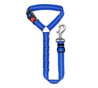 Appuie-tête de Voiture 2 en 1 for Chien, réglable, réfléchissant, avec Boucle et Clip for Ceinture de sécurité, for Chiots et Grands Chiens(Blue (no Clip))