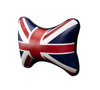 Appuie-tête de voiture drapeau britannique - Coussin de soutien du cou Union Jack | Coussin de siège ergonomique avec rembourrage en polypropylène doux, coussin de voyage confortable pour l'intérieur