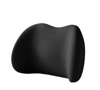 Appuie-tête de Voiture Lombaire en Mousse à mémoire de Forme, Support Lombaire Cervical Universel, Appui-tête Automatique, Oreiller de Dossier, Bureau(Black Lumbar)