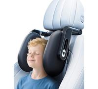 Appuie-Tête de Voiture, Oreiller Voiture Voyage Rotatif 360° Amélioré 2025, Appui-tête Réglable 3 points, Appui-tête Mousse Mémoire de Forme Épaisse Respirante, Oreiller Voyage pour Enfants et Adultes