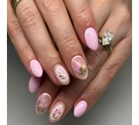 Appuyez Sur Des Clous De Fausses Collets De Bâtons Sur Le Faux Acrylique Artificiel Pour Les Conceptions Artistiques Ongles Acryliques Artificiels