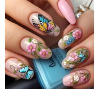 Appuyez Sur Des Clous De Faux Colocteurs Les Acryliques Artificiels Pour Les Conceptions D'art Bâton Un Ongle