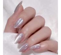 Appuyez Sur Des Ongles Amond False 30 Pièces Cats Eye Artificiel Finition Brillante Décoration Artistique Pour Looks Festifs Cats