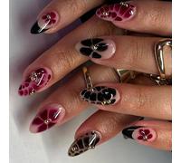 Appuyez Sur Des Ongles Faux Ongles Coller De Collets Sur Des Clous Faux Acryliques Artificiels Pour Conceptions Artistiques Nail Nail Amond French Tip