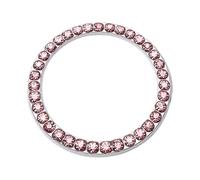 Appuyez sur le bouton d'accueil Bling : le couvercle du bouton de démarrage de la voiture d'imitation, l'anneau de démarrage avec mousseux, la décoration de l'anneau d'allumage protecteur pour l'int